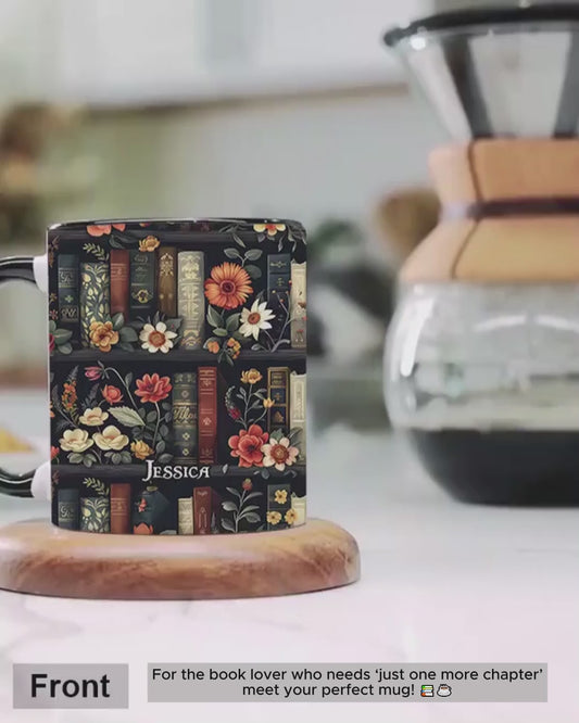 Ja, ich brauche all diese Bücher – personalisierte Buch-Tasse