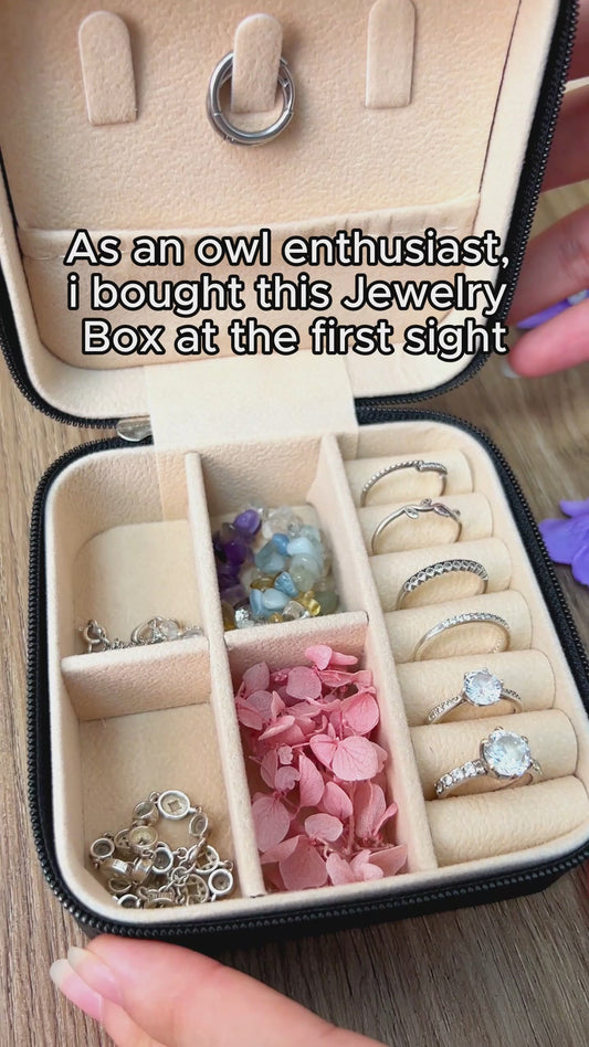 Cute Owl - Personalized Owl Jewelry Box