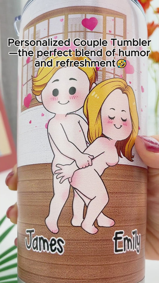 Making You Smile - Personalized Couple Tumbler