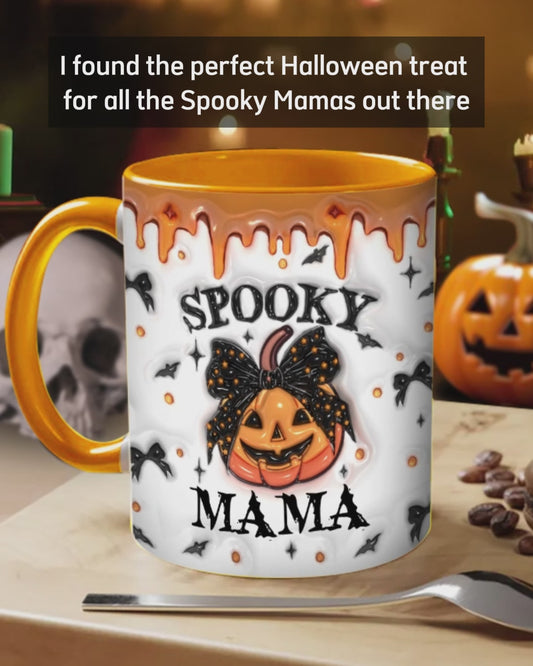 Gruselige Mama Oma Nana - Geschenk für Mama - Personalisierte Tasse mit Akzent