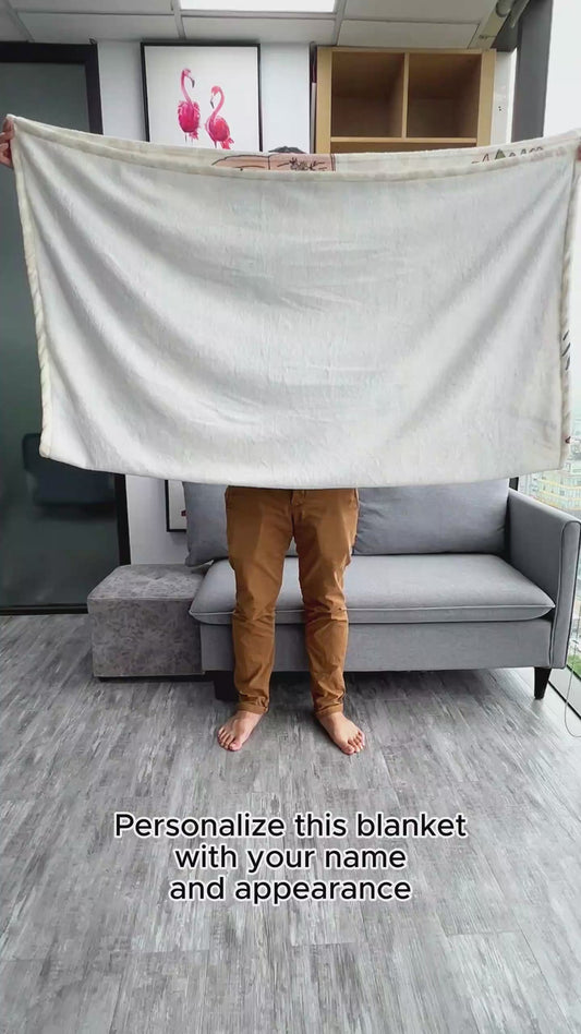 Just A Girl Who Loves Books - Personalized Book Blanket