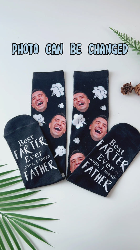 World's Best Farter - Personalized Father Socks