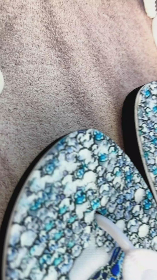 Salty Lil' Beach - Personalized Turtle Flip Flops