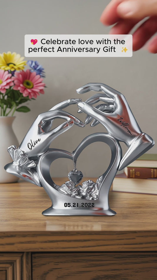 Anniversary Gifts For Couple - Personalized Couple Custom Shaped Acrylic Plaque