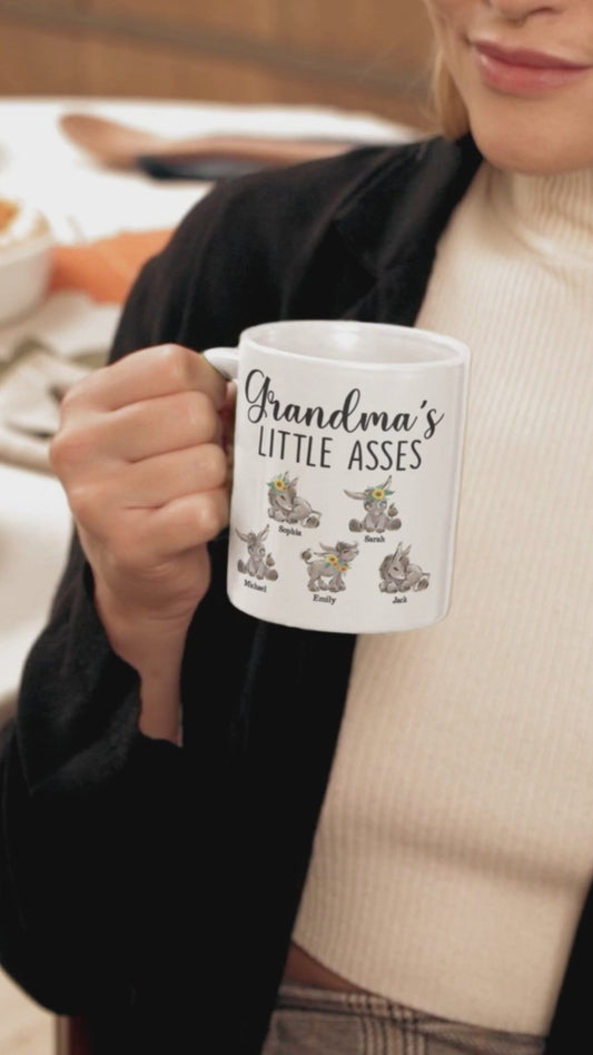 Grandma's Little Cuties - Personalized Mother's Day Grandma Mug
