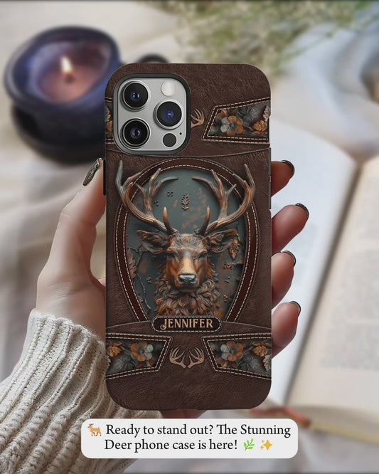 Stunning Deer - Personalized Hunting Full Print Phone Case