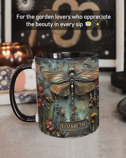 Green Lady – Personalisierte Gartentasse