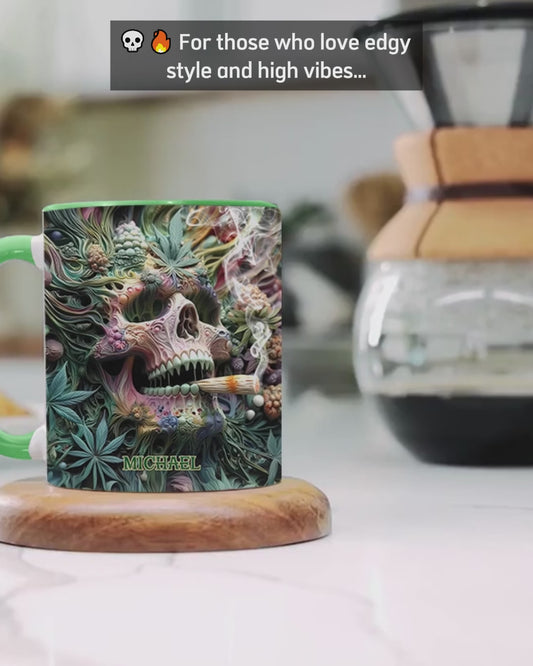 Dope Skull – Personalisierter Weed-Akzentbecher
