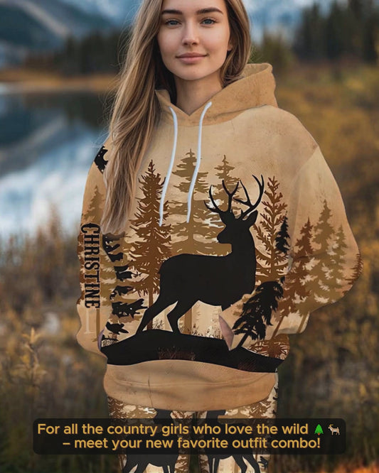 Country Girl - Personalized Hunting Hoodie and Leggings