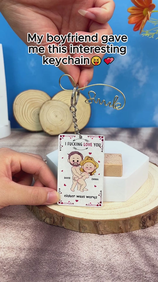 Lieblingssong-QR-Code scannen – Personalisierter Schlüsselanhänger für Paare