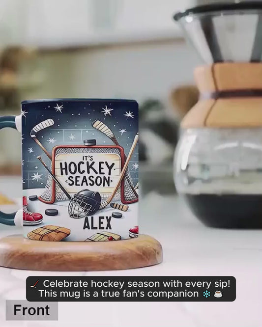 Es ist Hockeysaison – personalisierter Hockey-Becher