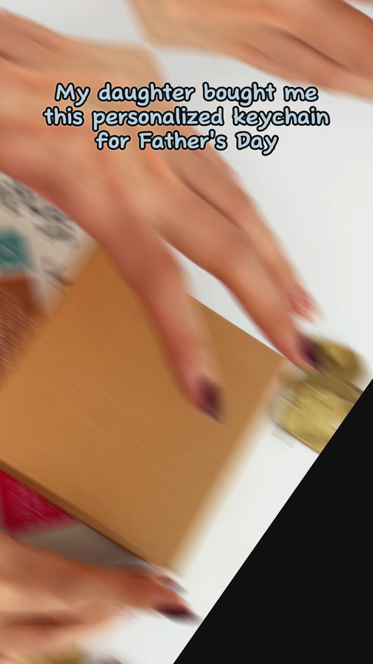 Like Father Like Daughter - Personalized Father Keychain