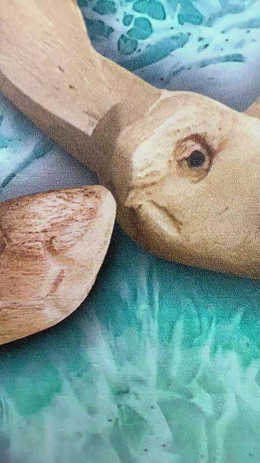 So viele im Meer - Personalisiertes Schildkröten-Holzschild