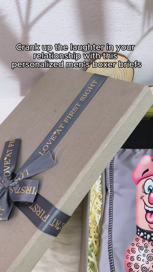 Der Mann, die Legende – Personalisierte Boxershorts für Herren für Paare