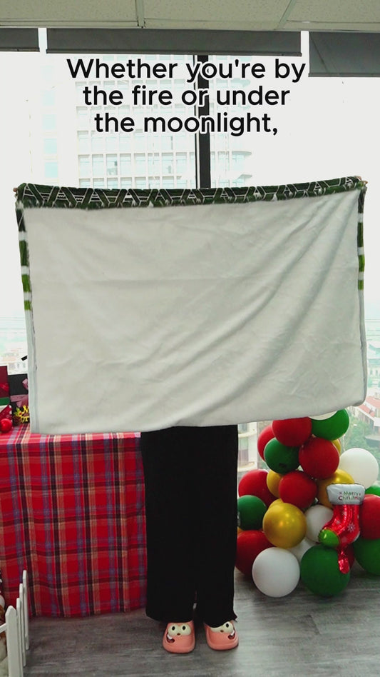 Gemeinsam sind wir am liebsten – personalisierte Campingdecke