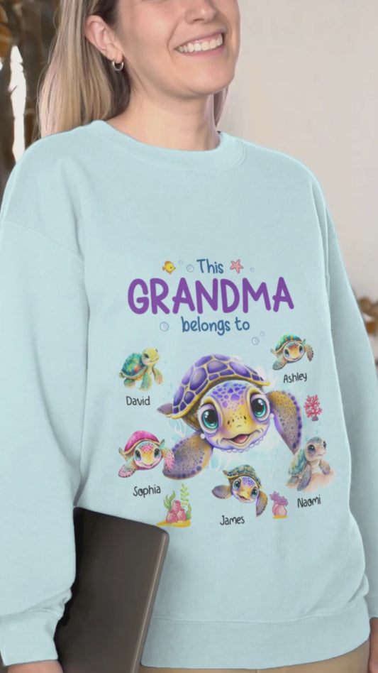This Grandma Belongs To - Personalized Grandma T-shirt And Hoodie