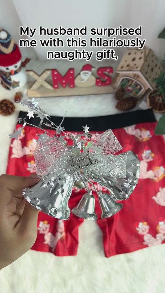 Nur du kannst meine Glöckchen zum Klingen bringen – Personalisierte Boxershorts für Männer für Paare