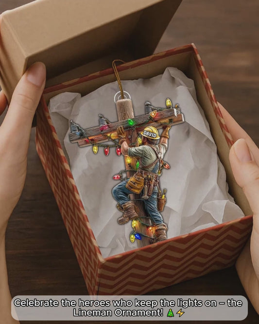 „Licht anlassen“ – Personalisierter Elektriker-Anhänger