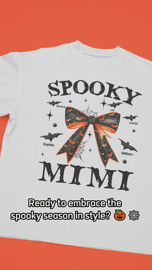 Gruselige Mama – Personalisiertes Mutter-T-Shirt und Hoodie