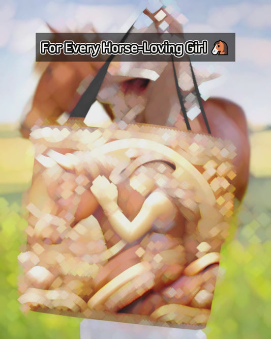 A Girl And Her Horse - Personalized Horse Tote Bag