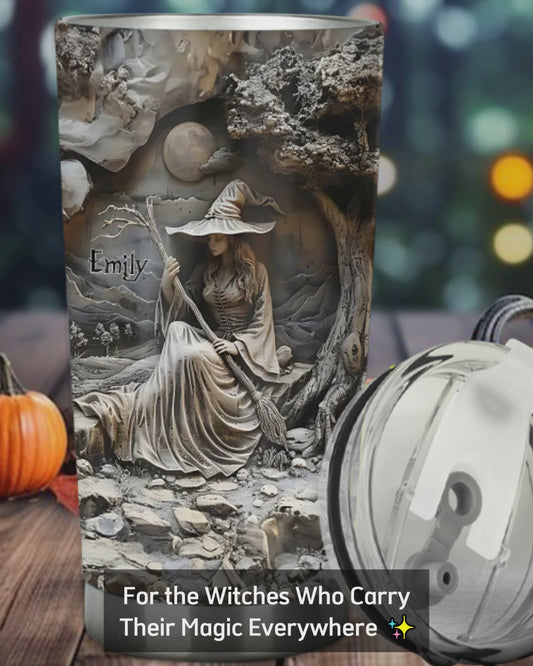 Beautiful Witch - Personalized Witch Tumbler