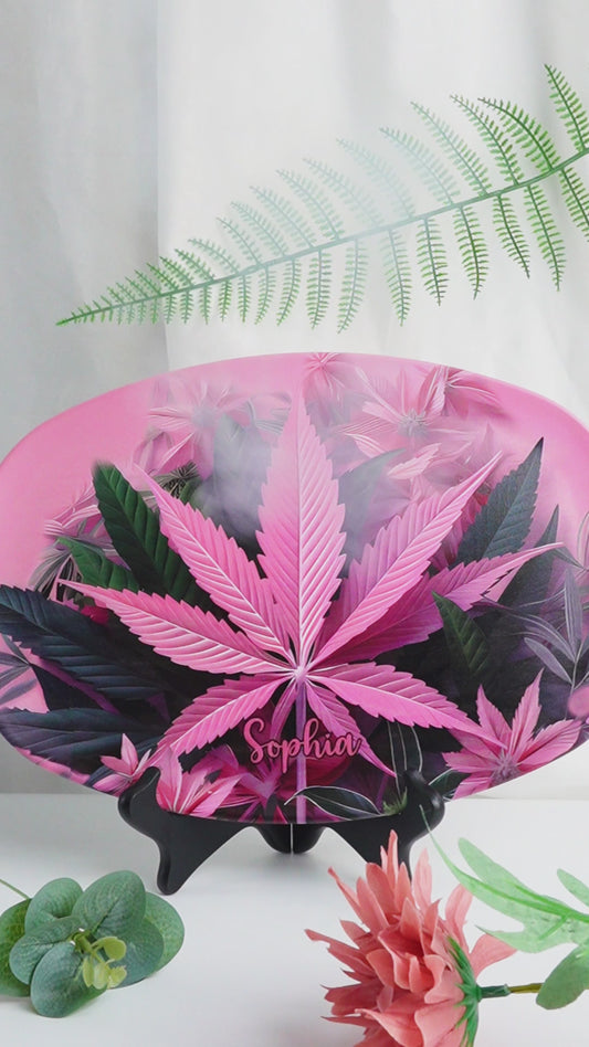 Pink Stoner Chick – Personalisierter Weed-Teller