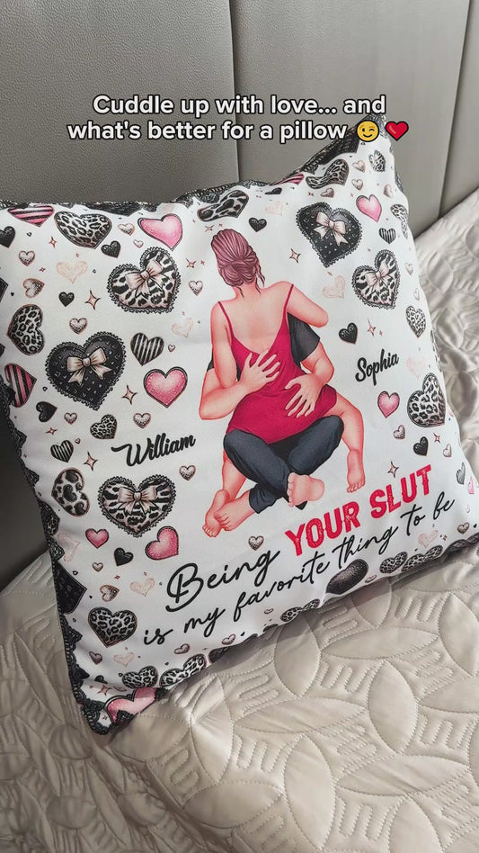 Mein Lieblingsding, zu sein – personalisiertes Pärchenkissen