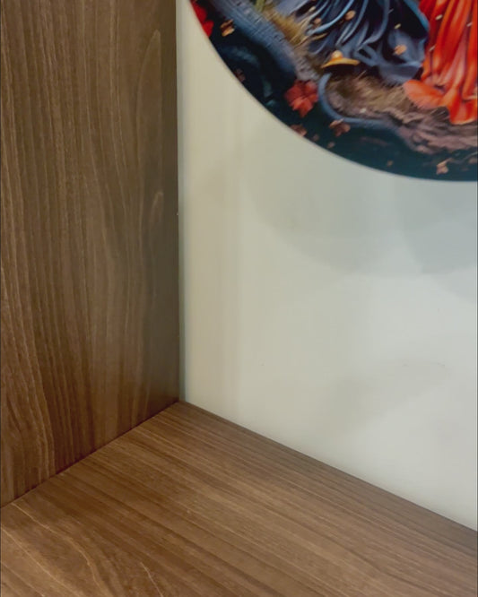 Wunderschöne Hexen – Personalisiertes rundes Hexen-Metallschild