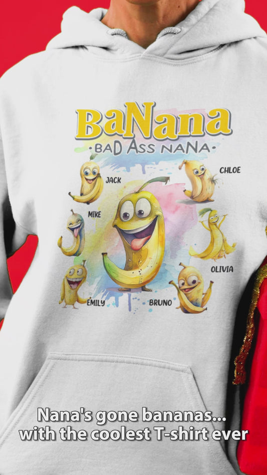 Banana Grandma - Personalized Grandma T-shirt And Hoodie