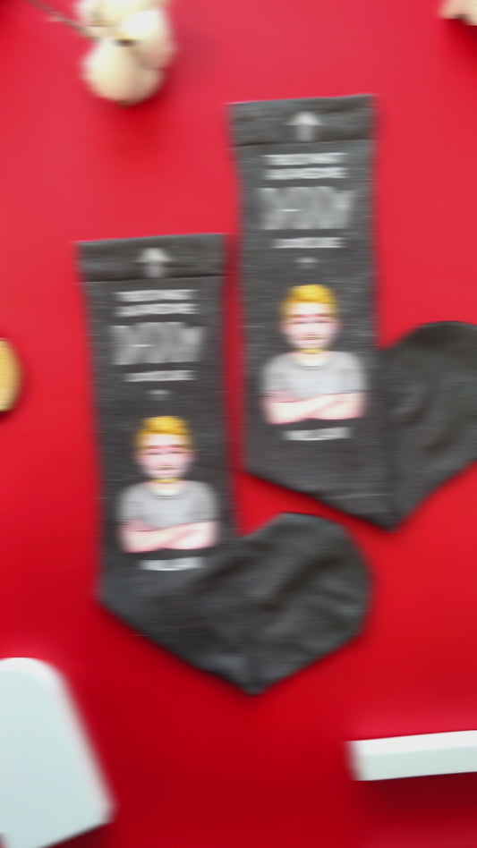 So sieht ein großartiger Papa aus – personalisierte Vätersocken