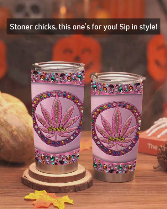 Stoner Chick – Personalisierter Weed-Becher