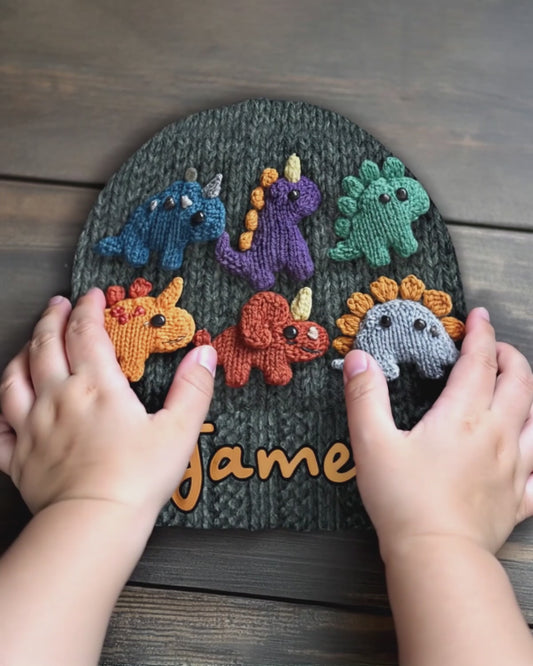 Personalisierte Wintermütze für Kinder – perfekt für Schneetage und Ausflüge