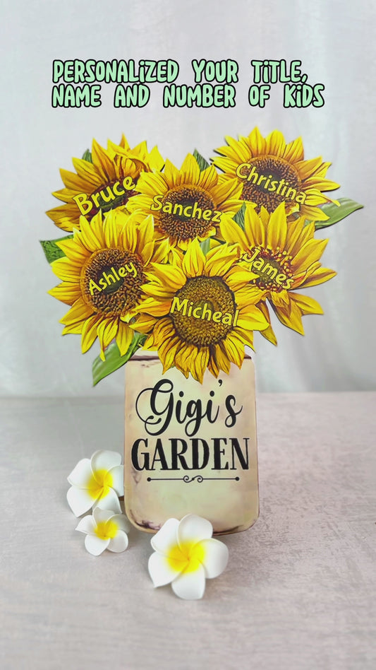 Omas Garten – Personalisiertes Oma-Holzschild