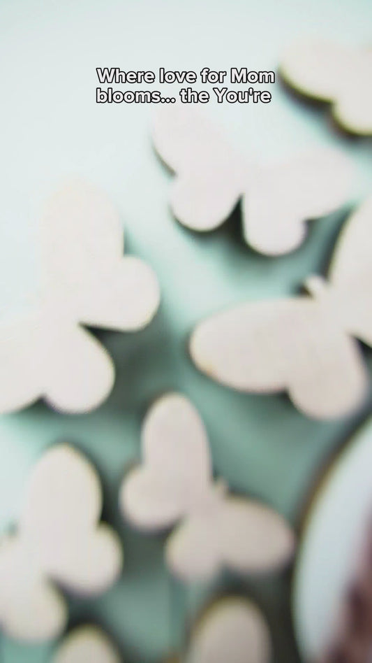 You're My Sunshine Sunflower Photo Custom - Personalized Mother 2 Layered Wood Sign / Wood Plaque