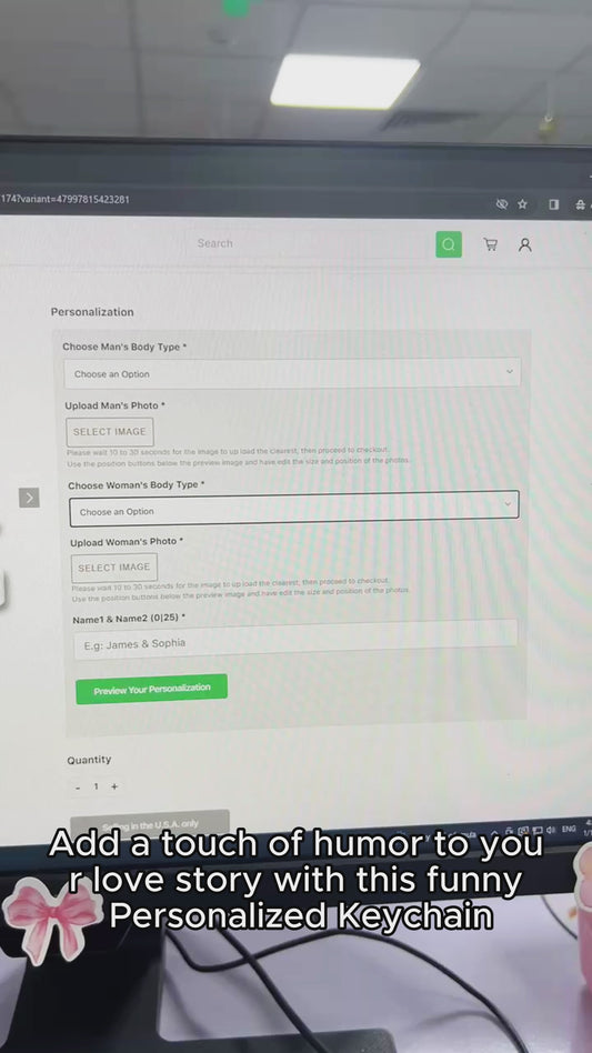 Ich gehöre dir – Personalisierter transparenter Schlüsselanhänger für Paare