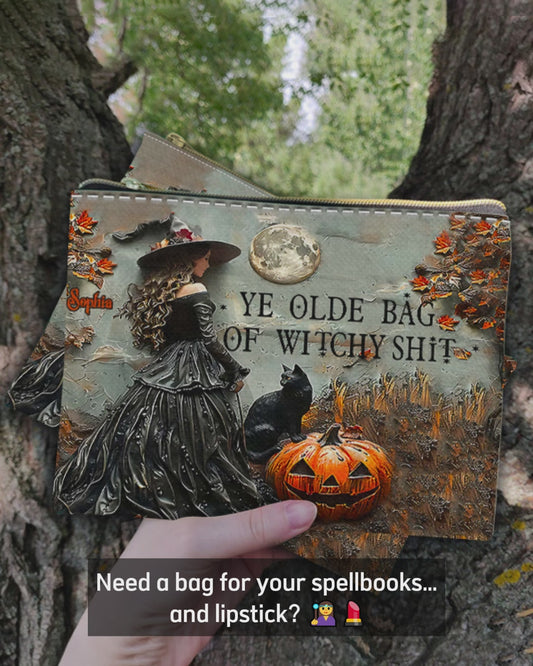 Die gute alte Tüte voller Hexenkram – personalisierter Hexenbeutel