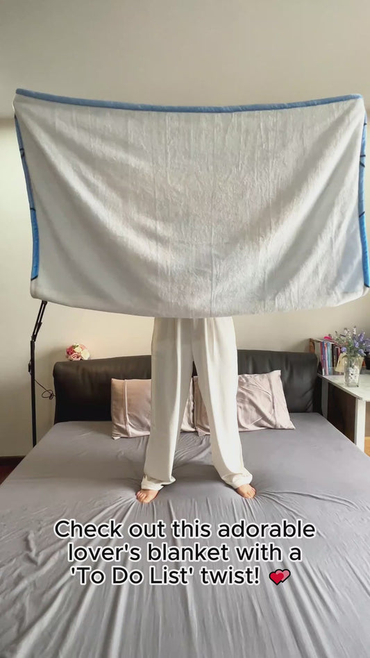 To Do List - Personalized Couple Blanket