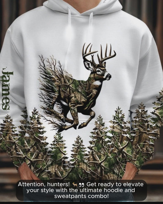Hirschjagd – Personalisierter Jagd-Hoodie und Jogginghose
