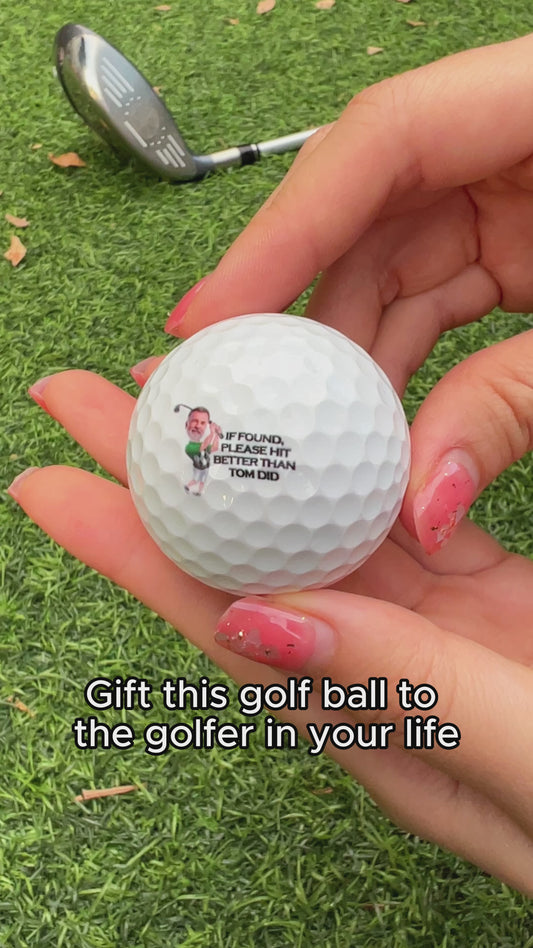 If Found, Please Hit Better - Personalized Golf Ball