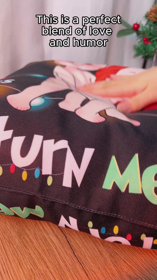 Du machst mich an – Personalisiertes Pärchenkissen