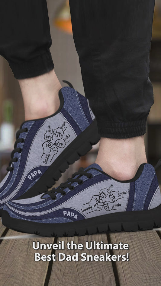 Best Dad Ever - Personalized Father Sneakers