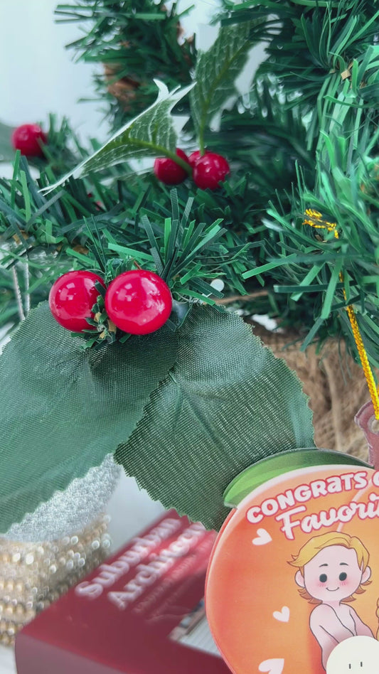 Glückwunsch, dass du mein Liebling bist – Geschenk für Ehemann, Ehefrau, Freund, Freundin – personalisierter Weihnachtsschmuck