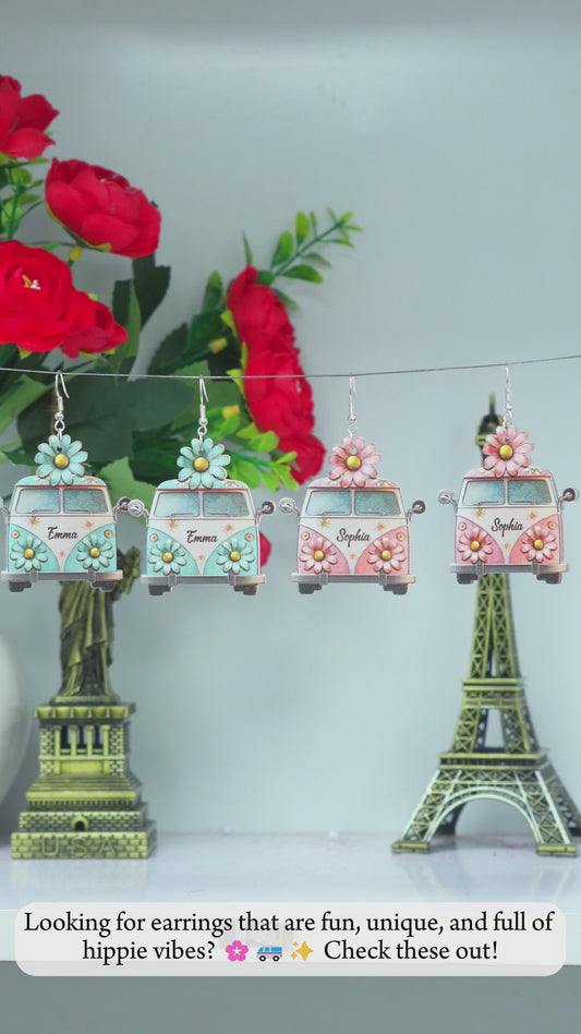Hippie Soul – Personalisierte Hippie-Ohrringe