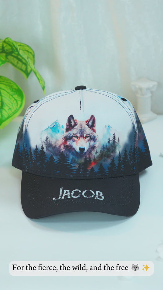 Fantastischer Wolf – Personalisierte Wolf Classic Cap