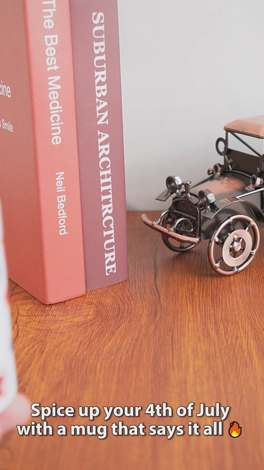 Ich mag, wie er es knallt. Ich mag, wie sie explodiert. 4. Juli – Personalisierte Pärchentasse