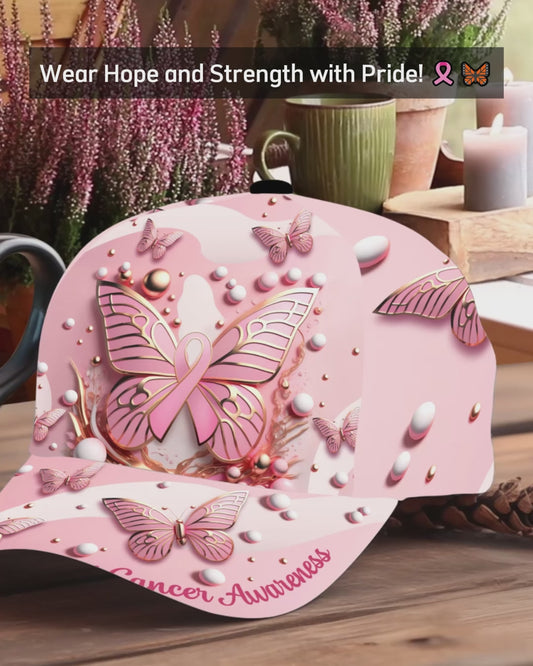 Breast Cancer Awareness - Butterfly Classic Cap