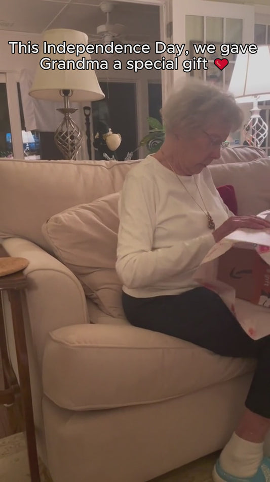 Oma & Enkelkinder Puffherz-Flagge – Personalisierter Autoanhänger für Oma