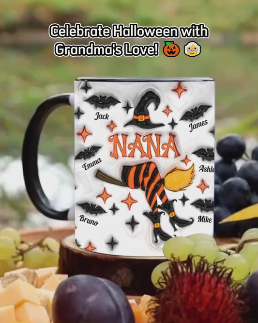 Oma-Leben / Oma-Leben / Mama-Leben... - Personalisierte Tasse mit Oma-Akzent