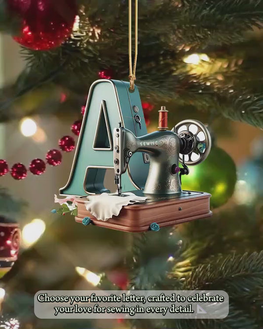 Wunderschöner Nähbuchstaben-Anhänger – personalisierter Nähbuchstaben-Anhänger