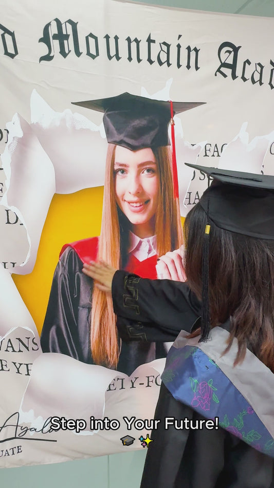 Diplom – Personalisierter Wandteppich zur Abschlussfeier